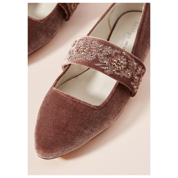 Bettye Muller Anthropologie Arietta Flats in Mauve Pink Size 9 - Picture 9 of 10